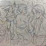 [시우민] 일본 금손팬이 그린 <b>견이</b> 팬아튼데....