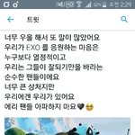 [EXO] <b>외국팬</b> 트윗 마음 따뜻해짐
