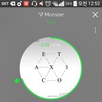 [EXO] 나 아까 스밍인증사진에 있는 <b>상단바</b>보는데