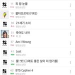 [방탄소년단] 왜 11시차트 순위 <b>쾌감</b>쩔어