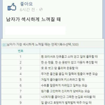 [인정ㅇㅇ] 남자가 섹시하게 느껴지는 순간 순위