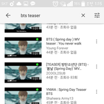 [방탄소년단] 유튭에 티저 100개넘어..ㄱㅋㅋ