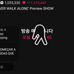 [EXO] 방탄 컴백 한시간 남은 시점 <b>네이버</b> 브이앱 상태ㄷㄷ.jpg