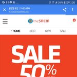 [드루와] 오늘부터 더샘 50%upto <b>세일</b>인데