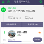 [방탄소년단] 하루에 1번씩 투표