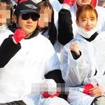 쌩얼로 봉사활동간 윤보미