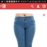 청바지 이 핏정도면 70kg는 나가?