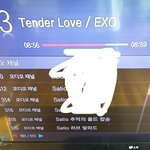[EXO] 티비로 노래듣는데 텐더럽 나온당