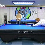 [EXO] 밍석 <b>당구</b>실력은 몰겠고 다리라인 이쁜것만 알겠다 ㅠㅠ...