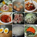 [내가한요리] 비빔국수와 <b>대패</b>삼겹살 볶음을 만들어 보았습니다.