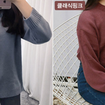 [조언부탁해] 니트색 추반좀해주랑!! (인디블루vs<b>클래식</b>핑크)