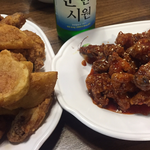 [술안주] 치킨 존맛...뉴<b>숯불</b> 몰으는 살암.. 있냠,,;