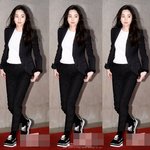 안소희 <b>땡땡이</b> 바지 입고옴