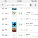 [EXO] 마마 16계단 <b>상승</b>