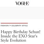 [세훈] <b>VOGUE</b>가 후니 생일 축하해줬어!!-1