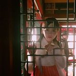 김소현 군주 <b>촬영</b>중 한복입은 모습