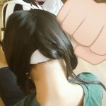 얘들아 원래 헤어밴드 쓰면 <b>뒤통수</b> 이렇게 돼,,,?