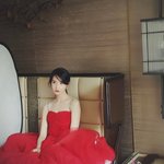 빨간 드레스 입은 윤아 <b>GIF</b>