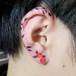 여리여리 느낌의 헬<b>릭스</b> 타투