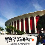 [백현] <b>LA</b>콘 백현 생일 축하 슬로건
