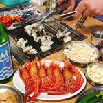 <b>때깔</b>나는 왕새우&amp;꼼장어