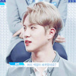 [프듀2] 동한이 <b>칭찬</b> 받아서 기뻐하는 지훈이.jpg(친목)