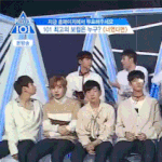 [프듀2] 강동호 정세운 서로 얘기하고 웃는거 봐봐