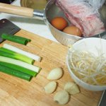 [자취요리] 일본식 라멘이 되고 싶었던 '고기국수'를 만들어보았습니다...