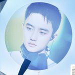 [도경수] 경수 투명부채랑 마스크포카 <b>실사</b>