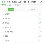 [프듀2] <b>실검</b> 프듀연습생들 순위에 있넹ㅋㅋㅋ