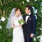 오늘 웨딩드레스 입은 <b>차예련</b>(+주상욱)
