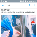 [프듀2] 어제자 광고에 포스트잇 붙여준 연습생