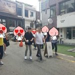 [프듀2] 길거리에서 자기픽 발견하면 아는<b>척한</b>다 안한다