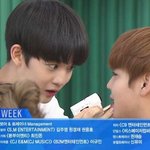 [프로듀스] ㅅㅂ <b>진영</b>이가 지훈이 립스틱 발라줌