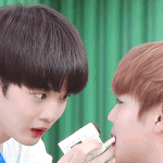 [프로듀스] 진영아 지훈이 콧쿠멍 <b>밀착</b>취재 하는거야?