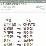 1절 2절의 같은 파트를 맡은 연습생끼리 <b>vs</b> 이렇게 해놓은건가