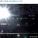 [EXO] 민석 홈마가 찍은건데 은빛물결 보면서 노래하는거 ㅈㅋ <b>지림</b>
