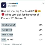 [프로듀스] 해외 <b>프듀</b>멤버 투표 결과