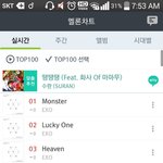 [EXO] 1년전 오늘 썩수 실시간 차트