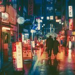 분위기 있는 <b>도쿄</b>의 밤거리