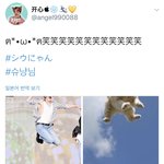 [시우민] 일본팬이 시우민 <b>점프</b> 사진을 보고