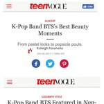 [방탄소년단] 틴1보1그 기사 2개랑 해석