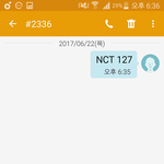[NCT] NCT 127로 문자 투표했어.