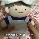 아놔 유튜브보다가 백현인형한테 입덕함...셀큐이 너무귀엽다