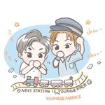 [시우민] 슴스테 Young&amp;Free대박 기원 팬아트 모음