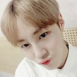 [워너원] 어제자 셍언이 셀카 <b>뽀샵</b>+핑쿠염색