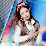 미국 퀸카 느낌나는 블랙핑크 제니.<b>gif</b>