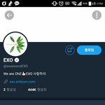 [EXO] 어디까지 늘지 궁금하다 팔11<b>로워</b>수