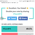 [방탄소년단] 이삐들아 이거 투표하자아