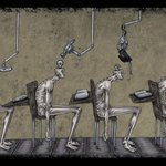 좀 무서운 <b>풍자</b> 일러스트